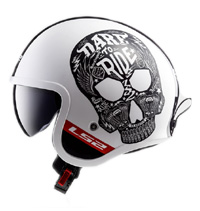 moto kaciga spirfire solid white
